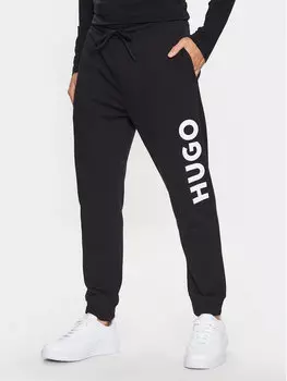 Спортивные брюки regular fit Hugo, черный