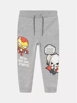 Спортивные брюки regular fit Name It, серый