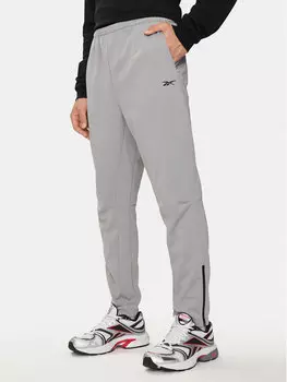 Спортивные брюки regular fit Reebok, серый