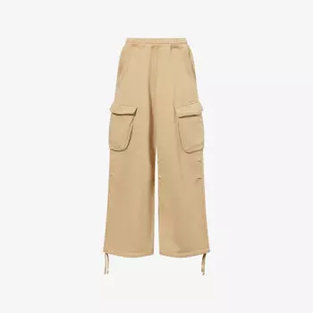 Спортивные брюки Represent прямые хлопковые, бежевый