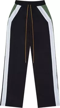 Спортивные брюки Rhude Color-Block 'Black/White', черный