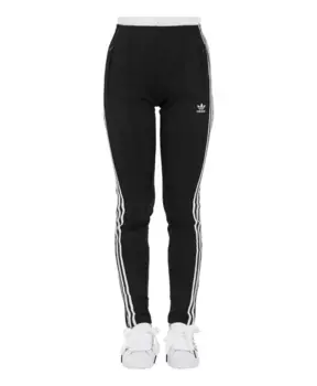 Спортивные брюки с 3 полосками Adidas Originals, черный