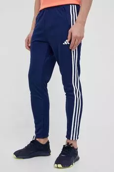 Спортивные брюки с 3 полосками Train Essentials adidas, темно-синий