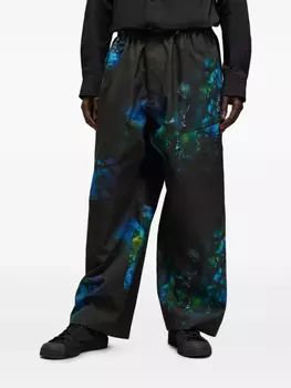 Спортивные брюки с абстрактным принтом Y-3, синий
