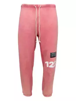 Спортивные брюки с эффектом потертости RRR123, розовый