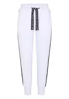 Спортивные брюки с акцентами-лейблами JETTE SPORT, цвет weiss