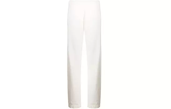 Спортивные брюки с эластичной талией GANNI, белый