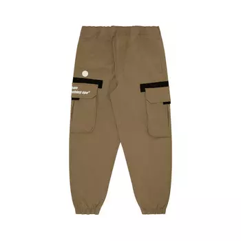 Спортивные брюки с эластичной талией и принтом логотипа *A BATHING APE Aape, коричневый