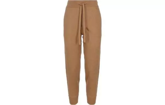 Спортивные брюки с эластичной талией и завязкой Burberry, Umber