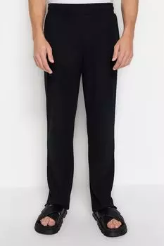 Спортивные брюки с эластичной талией Trendyol, черный