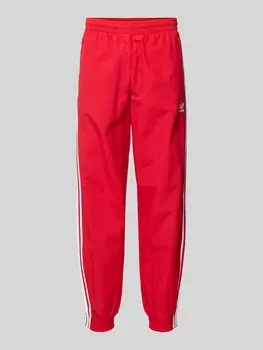Спортивные брюки с эластичным поясом adidas Originals, темно-красный