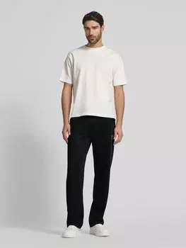 Спортивные брюки с эластичным поясом EA7 Emporio Armani, черный