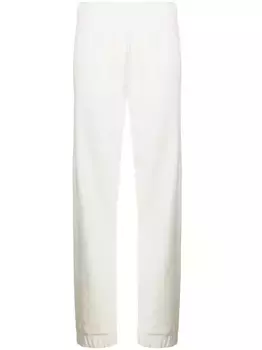 Спортивные брюки с эластичным поясом GANNI, белый