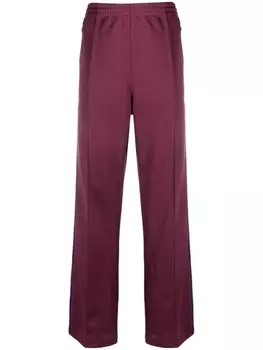 Спортивные брюки с эластичным поясом и лампасами Needles, красный