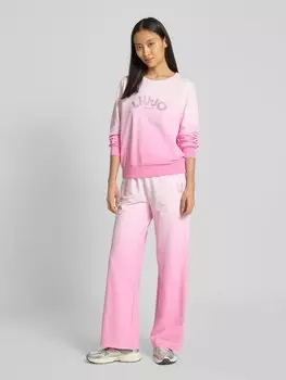 Спортивные брюки с эластичным поясом LIU JO SPORT, розовый