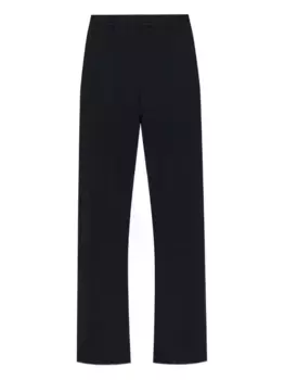 Спортивные брюки с эластичным поясом MM6 Maison Margiela, черный