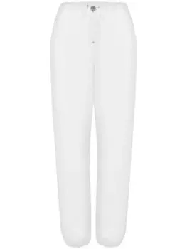 Спортивные брюки с эластичными манжетами MOSCHINO JEANS, белый