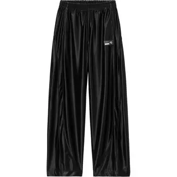 Спортивные брюки с аппликацией логотипа Alexander Wang, черный