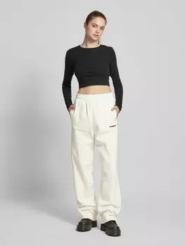 Спортивные брюки с этикеткой, модель «BASIC» Low Lights Studios, экрю