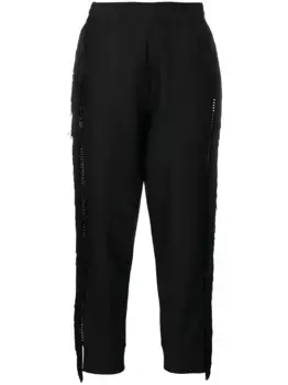 Спортивные брюки с бахромой Philipp Plein, черный