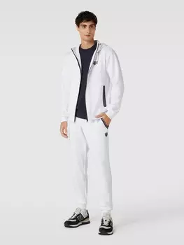 Спортивные брюки с боковыми карманами EA7 Emporio Armani, белый