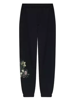 Спортивные брюки с цветочным принтом Emporio Armani, черный