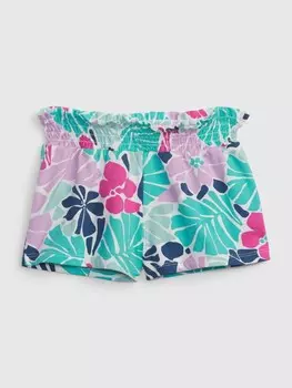 Спортивные брюки с цветочным принтом Gap, синий