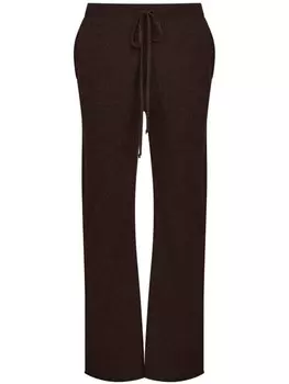 Спортивные брюки с декоративной строчкой Maison Margiela, коричневый