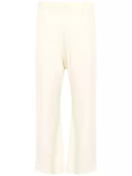 Спортивные брюки с декоративной строчкой Maison Margiela, нейтральный