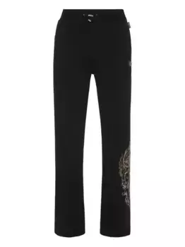 Спортивные брюки с декором Skull Philipp Plein, черный