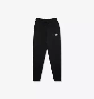 Спортивные брюки с фирменным принтом и завязками на 6-20 лет The North Face, черный