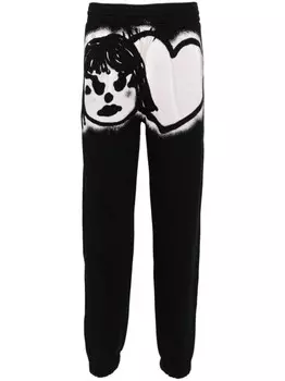 Спортивные брюки с графичным принтом Givenchy, черный