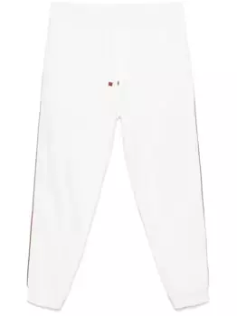 Спортивные брюки с кантом Brunello Cucinelli, белый