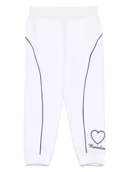 Спортивные брюки с кантом Monnalisa, белый
