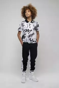 Спортивные брюки с контрастной окантовкой Dkny, черный