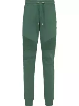 Спортивные брюки с кулиской BALMAIN, зеленый