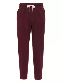 Спортивные брюки с кулиской Brunello Cucinelli, красный