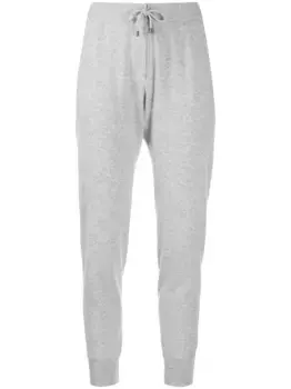 Спортивные брюки с кулиской Brunello Cucinelli, серый