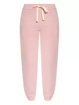 Спортивные брюки с кулиской и манжетами JIL SANDER, розовый