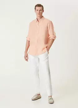 Спортивные брюки с кулиской на талии. Beymen Collection, экрю