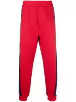 Спортивные брюки с лампасами DSQUARED2, красный
