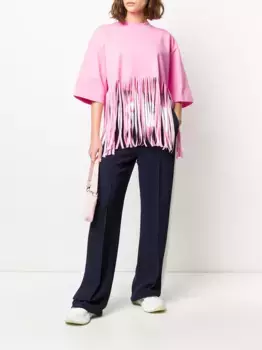 Спортивные брюки с лампасами MSGM, синий