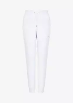 Спортивные брюки с логотипом Armani Exchange, белый