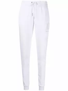 Спортивные брюки с логотипом Armani Exchange, белый