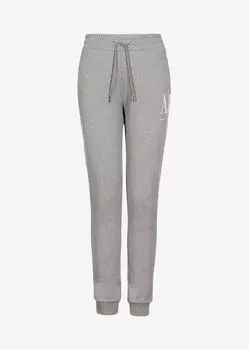 Спортивные брюки с логотипом Armani Exchange, серый