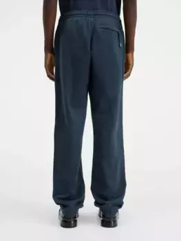 Спортивные брюки с логотипом Бег Жакмюса Jacquemus, темно-синий