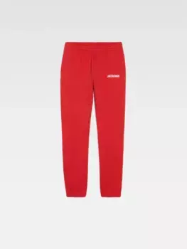 Спортивные брюки с логотипом Бег Жакмюса Jacquemus, красный
