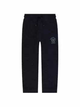 Спортивные брюки с логотипом Brunello Cucinelli, тёмно-синий
