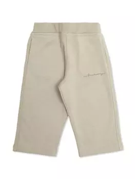 Спортивные брюки с логотипом Burberry Kids, нейтральный