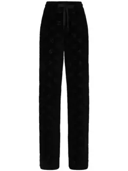 Спортивные брюки с логотипом DG DOLCE & GABBANA, черный